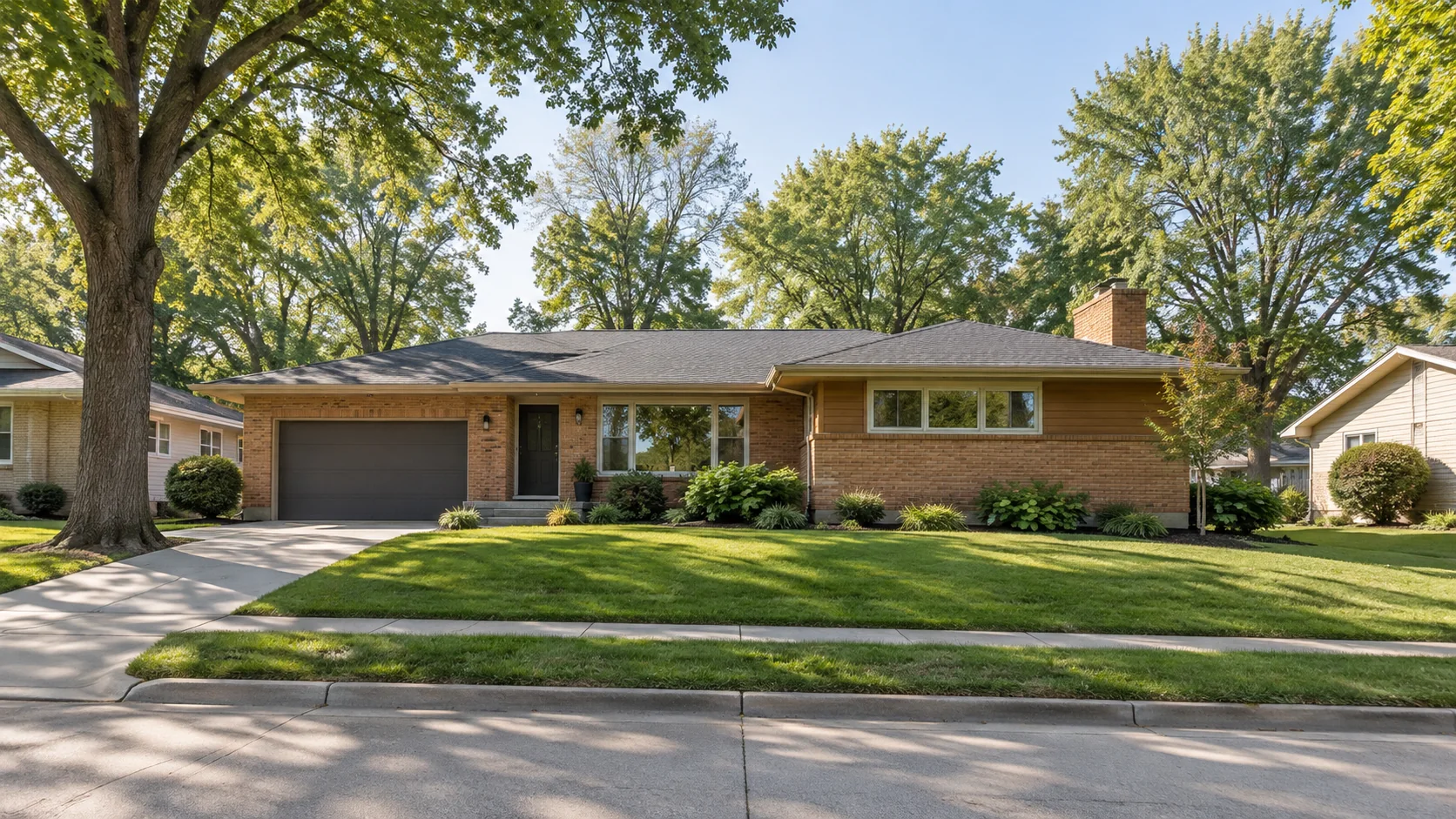 updated mid-century ranch architecture
