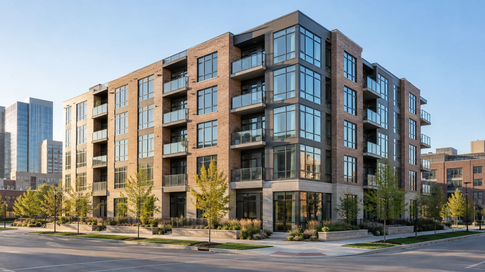modern urban condominium architecture