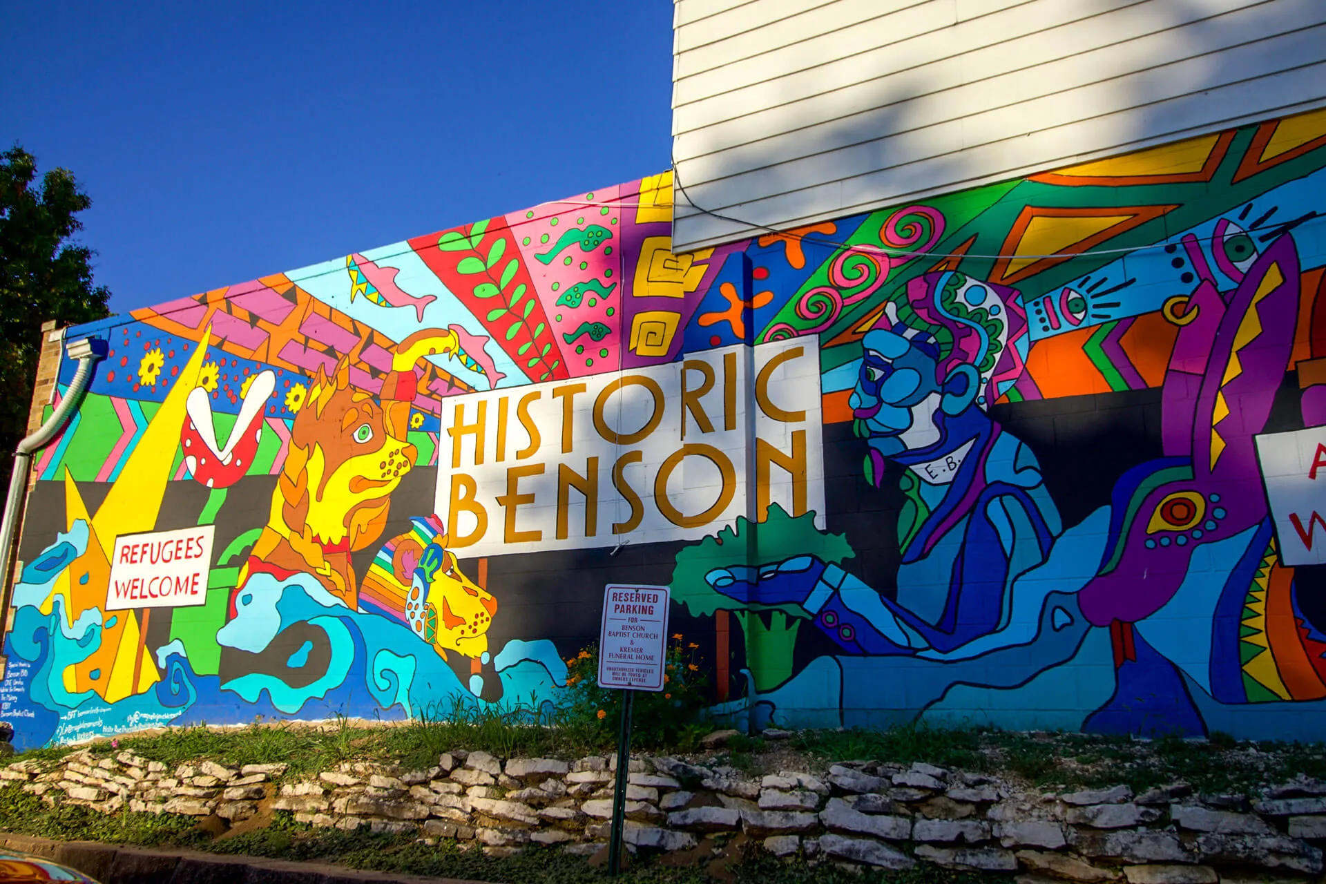 Colorful Historic Benson mural